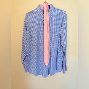 IZOD Premium button down dress shirt / tie combo